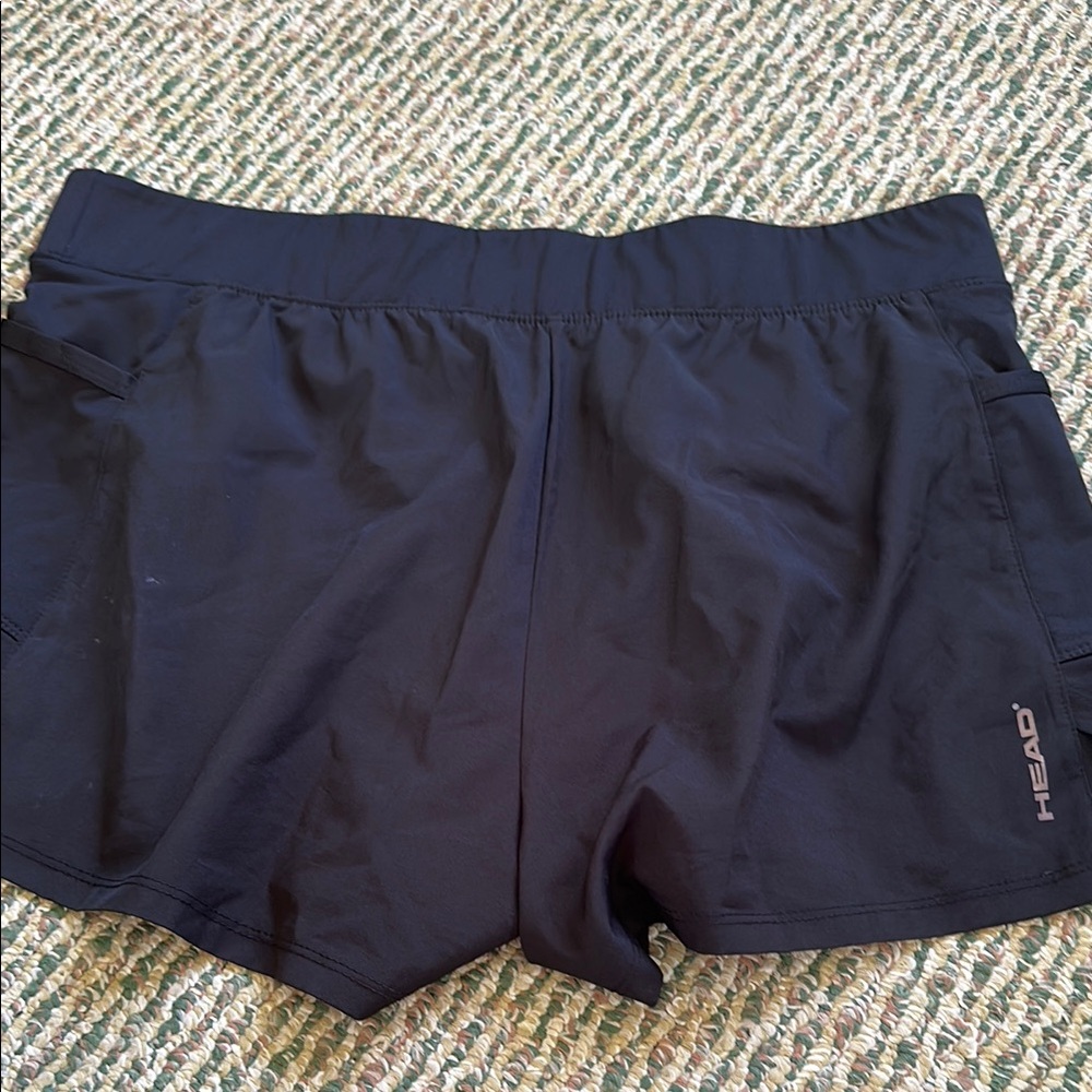 Head Black Swim Athletic Shorts panties with Performance Fabric - Picture 5 of 9